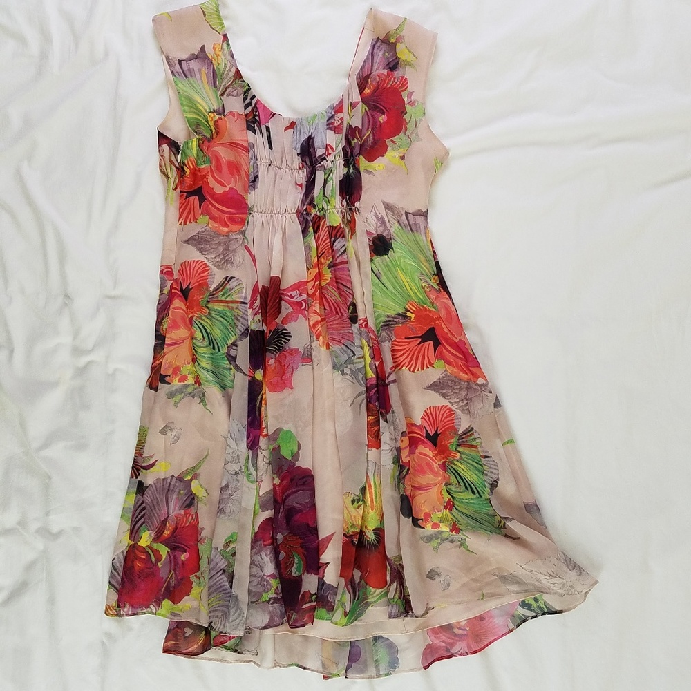 TED BAKER Size 3 = 8 US Treasured Orchid Dress